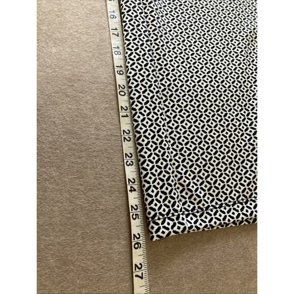 Max Studio Women’s Two Piece Pant Set Sz M New Black White Wide Leg Capri $168 - Picture 8 of 11